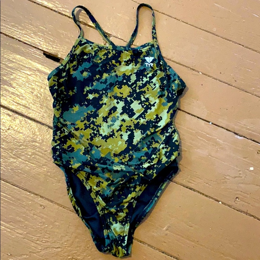 Digital Camo TYR One Piece Suit sz. 28